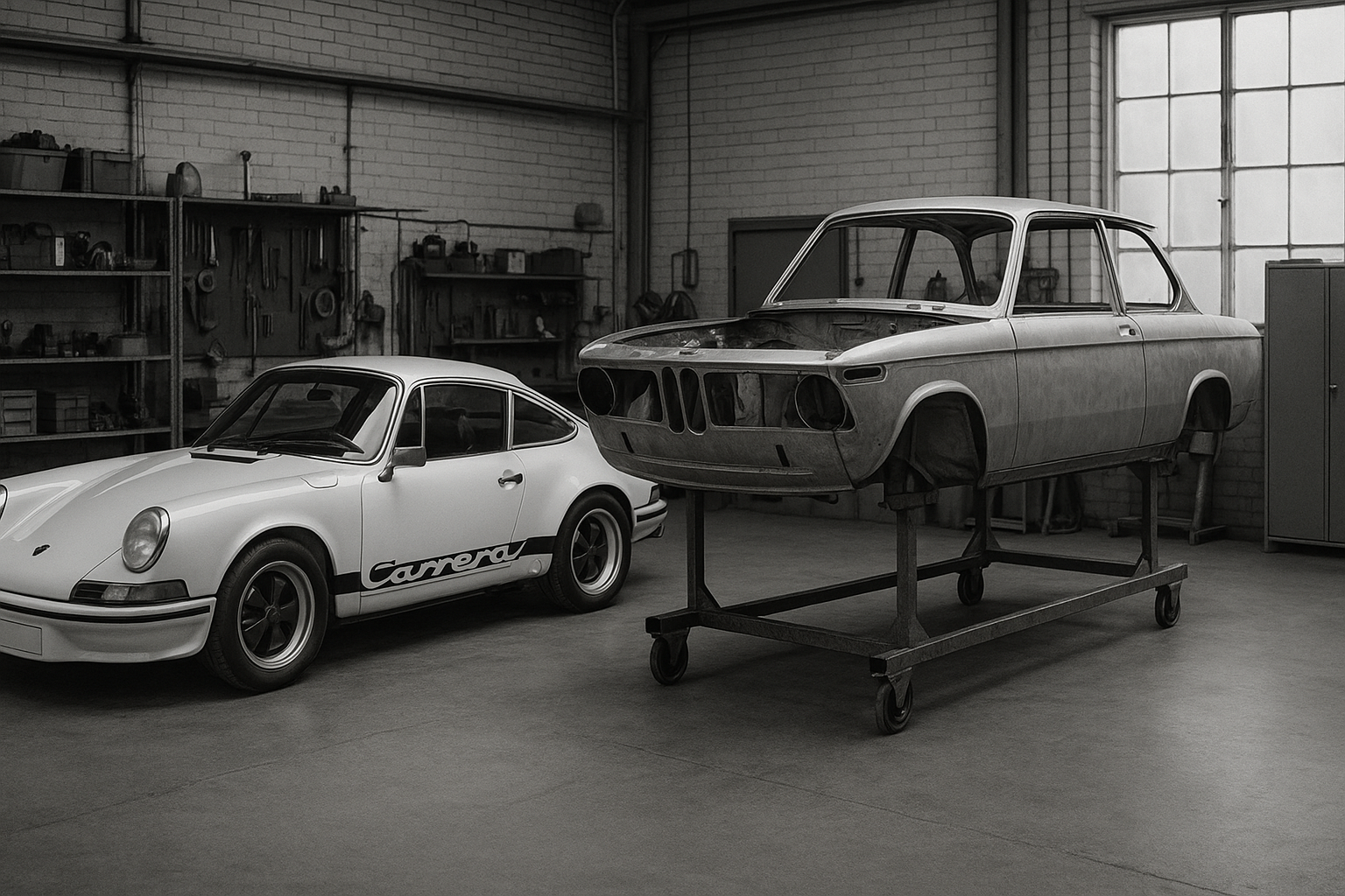 Restaurátor műhely – Porsche és BMW projektek